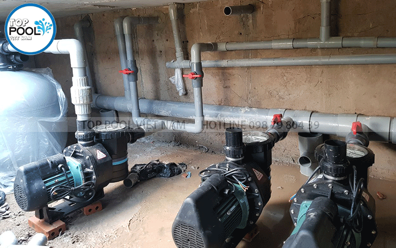 lắp đặt thiết bị lọc nước hồ cảnh