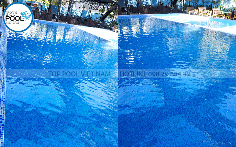 lắp đặt thiết bị xử lý nước hồ bơi