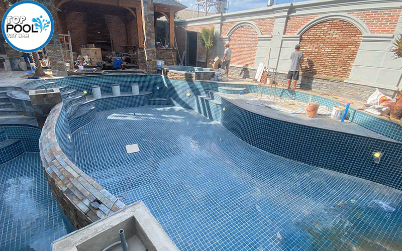 lắp đặt đèn hồ bơi