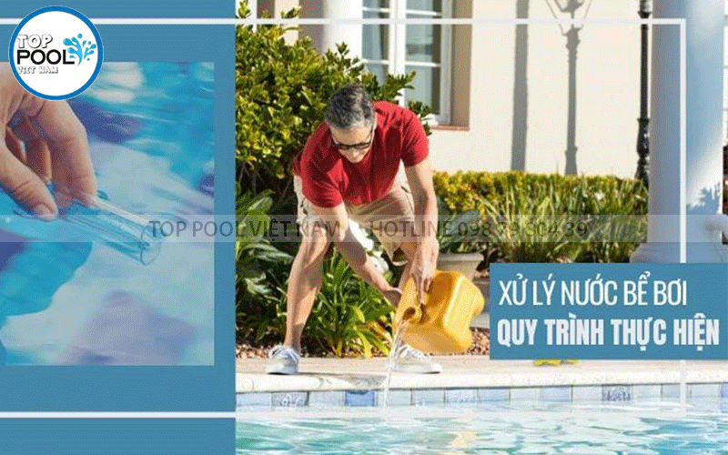 những điều cân lưu ý khi xử lý nước hồ bơi