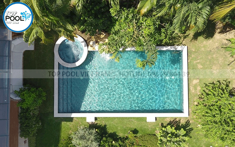 mẫu bể bơi gia đình đẹp tại Bình Dương