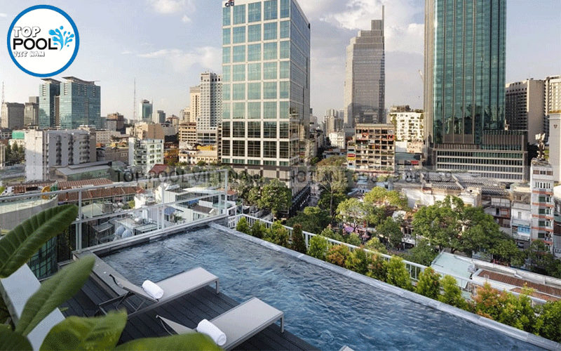 mẫu bể bơi gia đình đẹp tại Cần Thơ