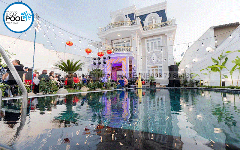 mẫu bể bơi gia đình đẹp tại Đồng Nai
