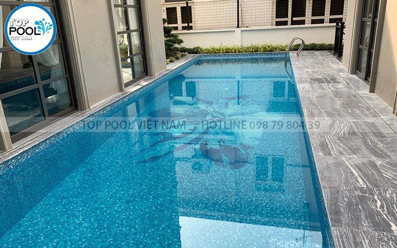 mẫu bể bơi gia đình đẹp tại TP HMC