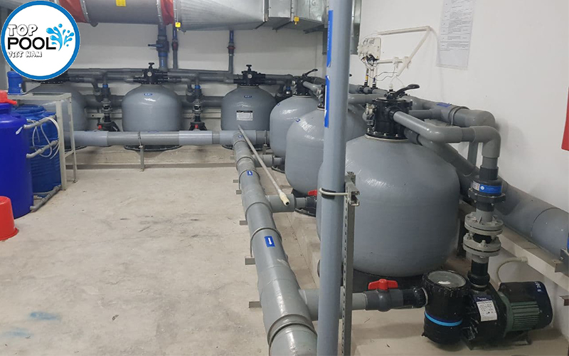 lắp đặt máy bơm hồ bơi SB30