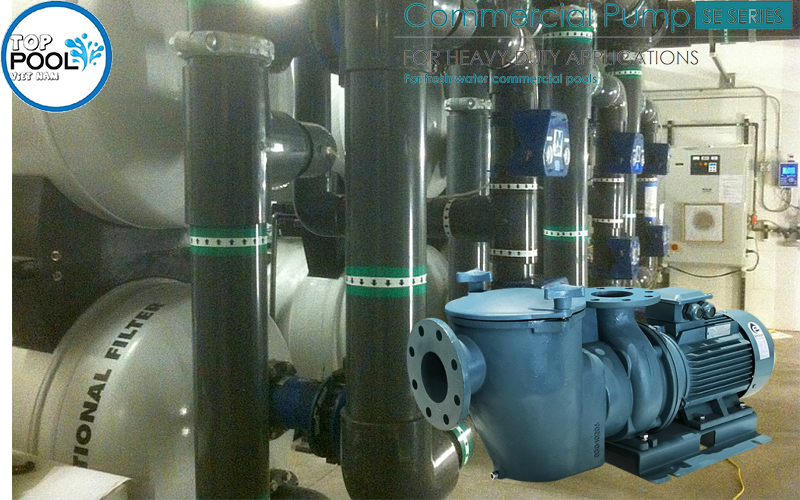 Máy bơm hồ bơi emaux SE10 công suất 104m3/h