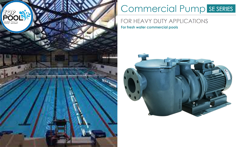 Máy bơm hồ bơi emaux SE15 công suất 132m3/h