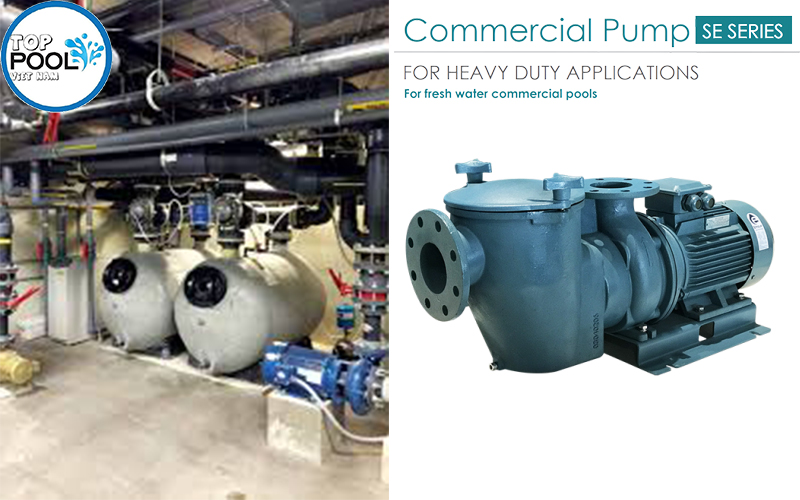 Máy bơm hồ bơi emaux SE7,5