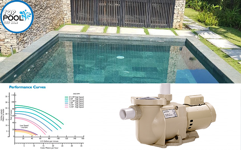 máy bơm hồ bơi Pentair Superflo 2HP