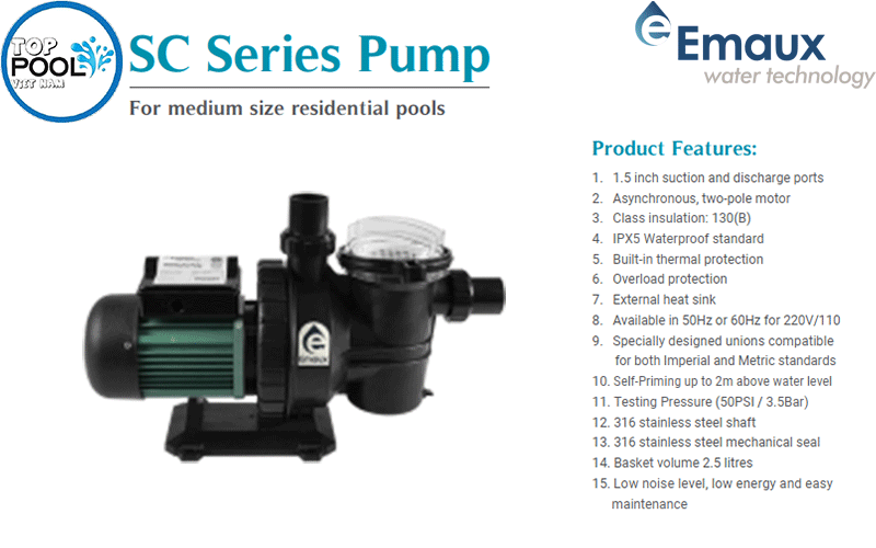 máy bơm lọc emaux sc200