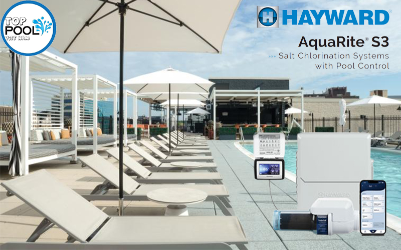 Máy điện phân muối Hayward AquaRite S3 Omni AQRS340OMNI