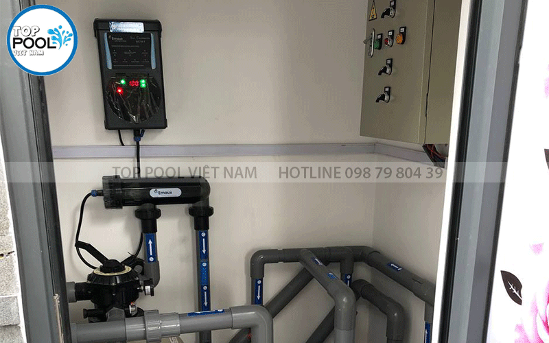 máy điện phân muối hồ bơi