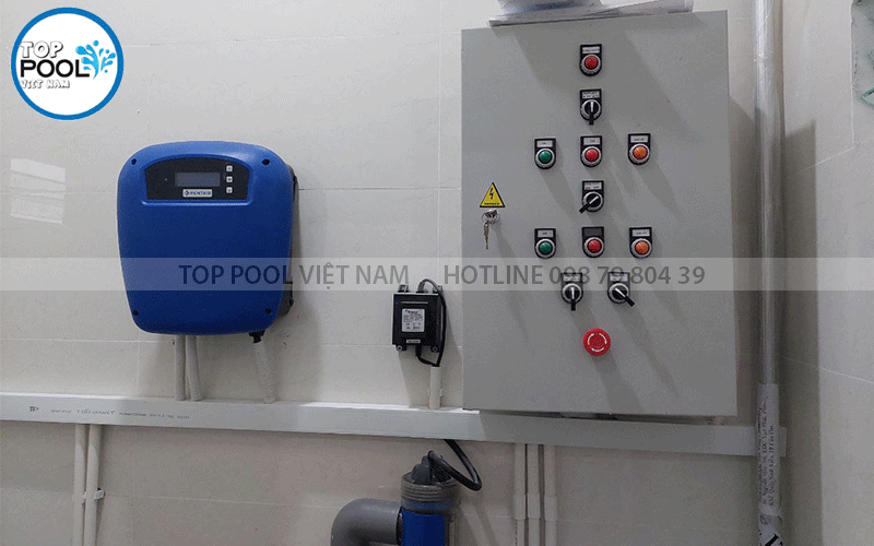 máy điện phân muối hồ bơi