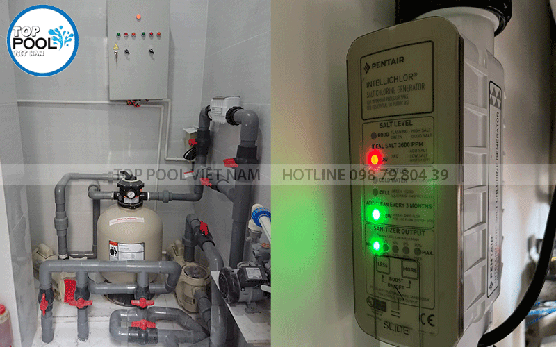 Máy điện phân muối Pentair