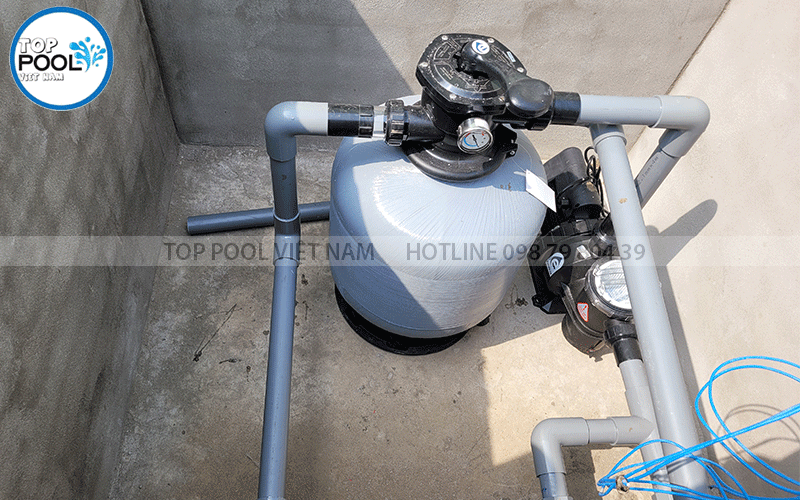 máy lọc hồ bơi mini