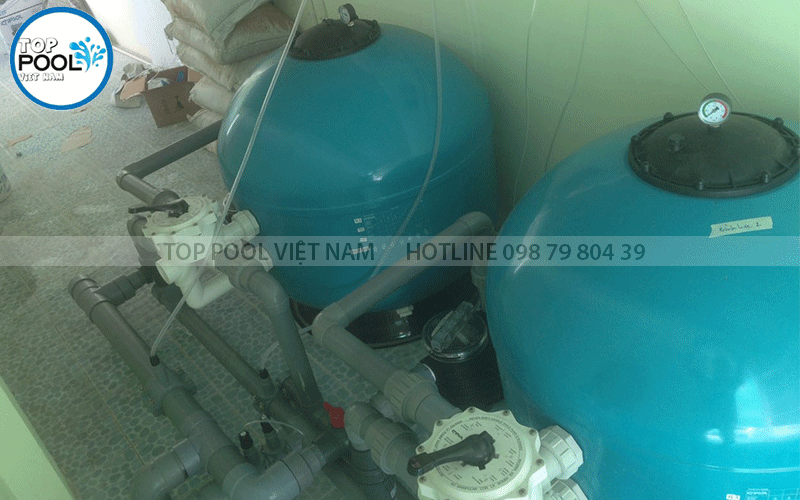 máy lọc nước bể bơi công cộng