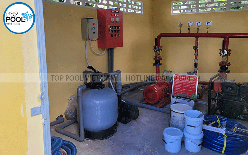 máy lọc nước hồ bơi mini