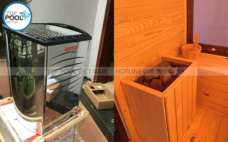 máy xông hơi khô và cách lắp đặt