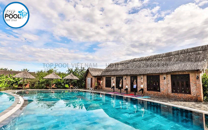 những lợi ích của hồ bơi phong thủy