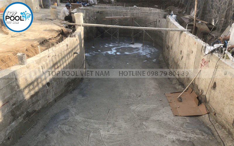 quy trình xây dựng bể bơi tại Đồng Nai