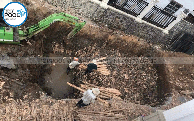 quy trình xây dựng bể bơi tại Long An