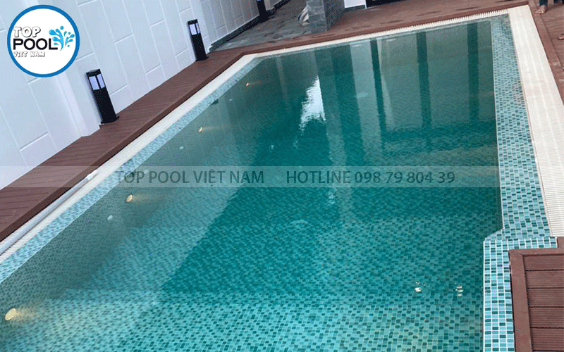 quy trình xây dựng hồ bơi mini đẹp