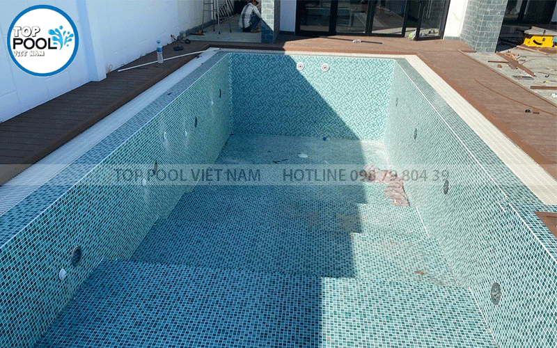 quy trình xây dựng hồ bơi trong nhà