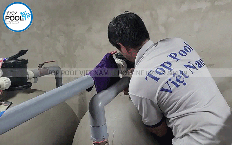 sưa chữa bình lọc cát hồ bơi