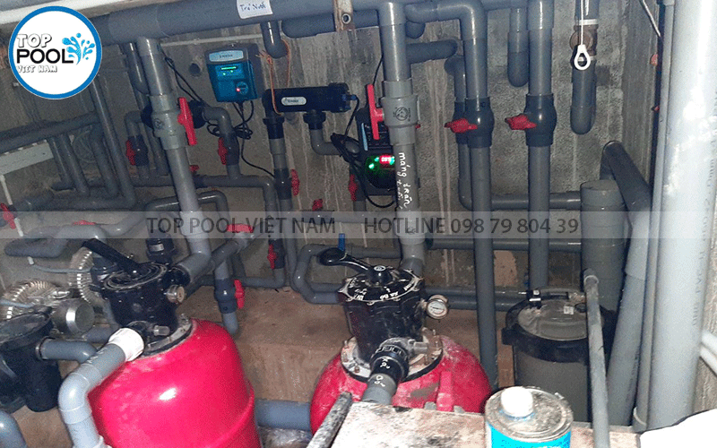 sửa chữa bình lọc cát hồ bơi