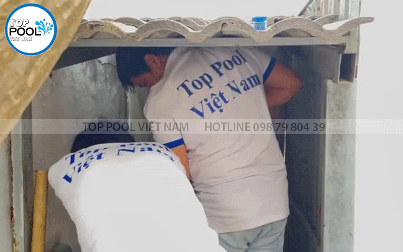 sửa chữa bình lọc cát hồ bơi