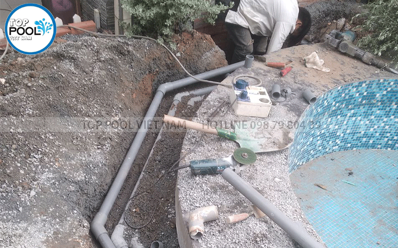 sua chua duong ong ho boi