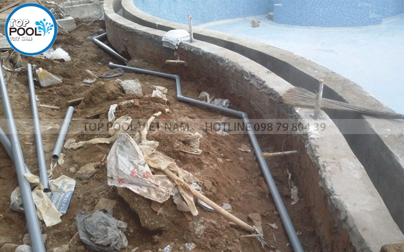 sửa chữa hồ bơi