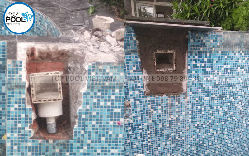 sửa chửa Skimmer hồ bơi gia đình