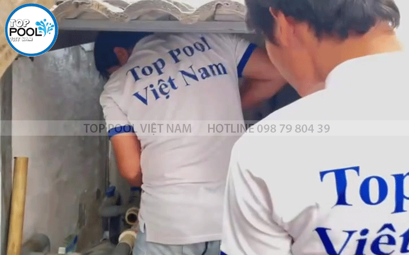 thay cát bình lọc nước hồ bơi