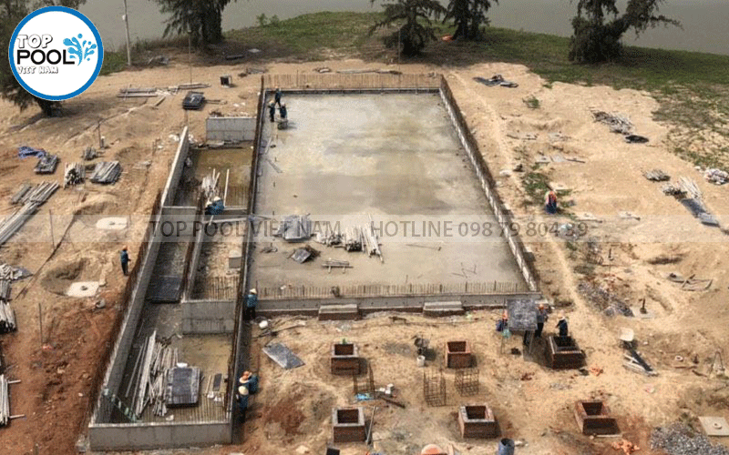thi công bể bơi chuyên nghiệp tại Long An