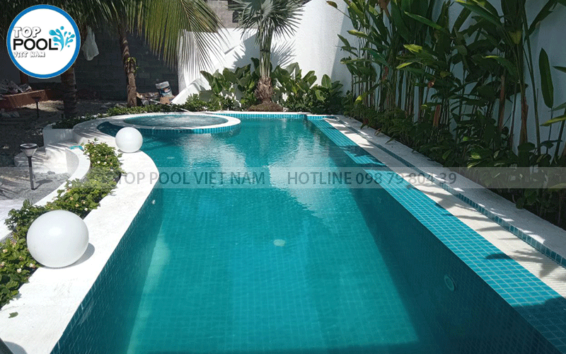 thi công bể bơi gia đình tại Bình Dương