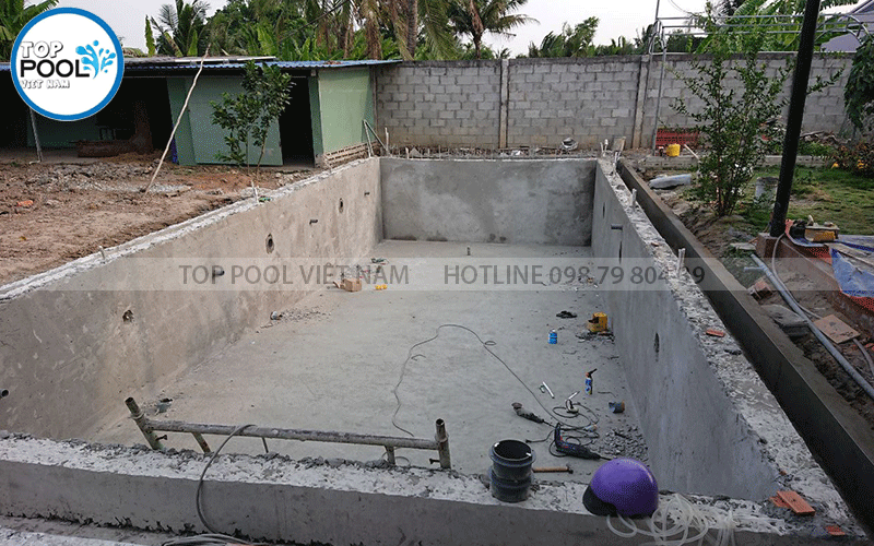 Thi công bể bơi gia đình tại TP.HCM – Top Pool Việt Nam