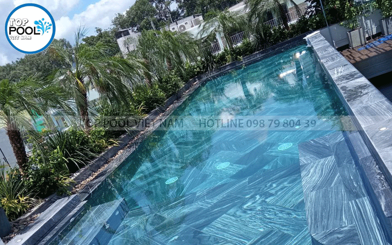 thi công bể bơi ngoài trời tại TP HCM