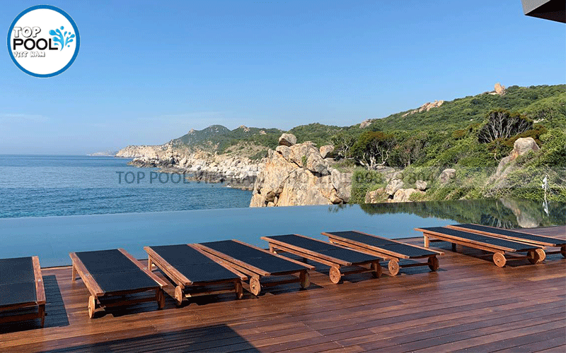 thi công bể bơi vô cực tại Ninh Thuận