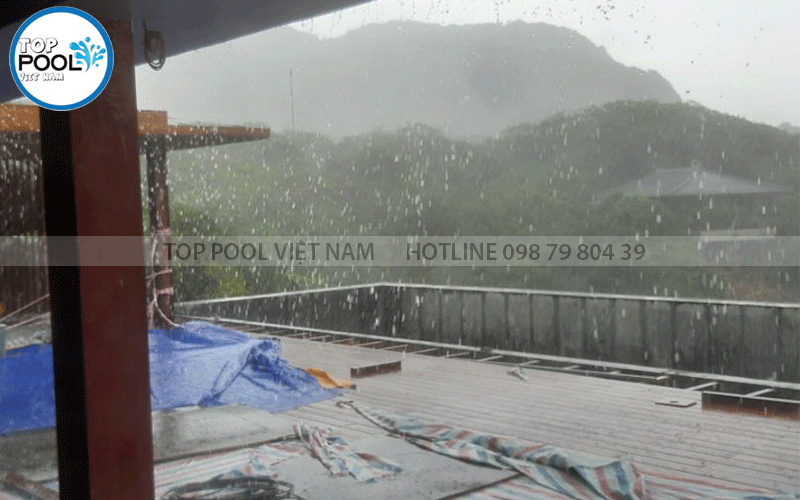 thi công bể bơi vô cực tại Tây Ninh