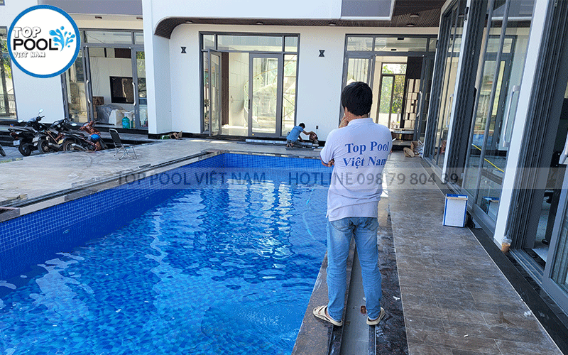 thi công hồ bơi gia đình tại long an