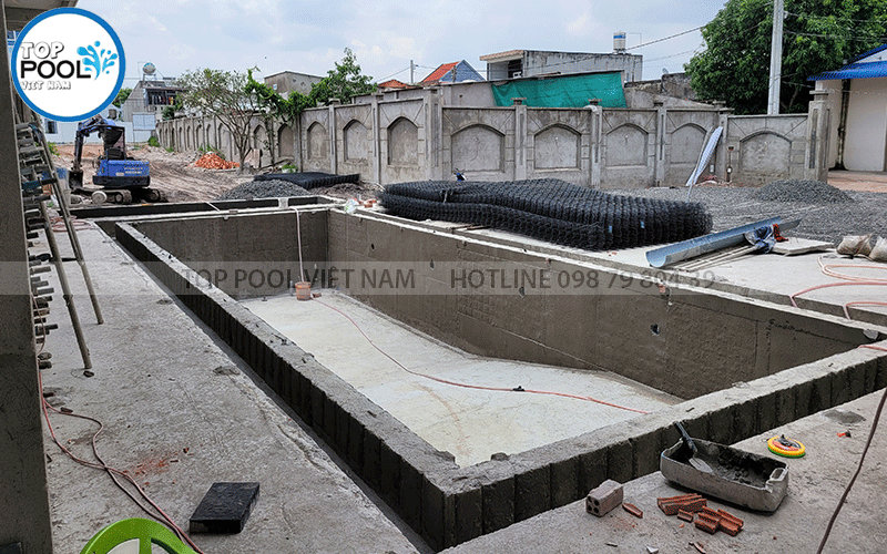 thi công hồ bơi gia đình tiền giang