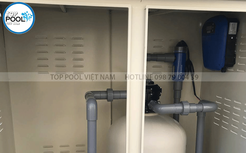 lắp đặt máy điện phân muối Pentair