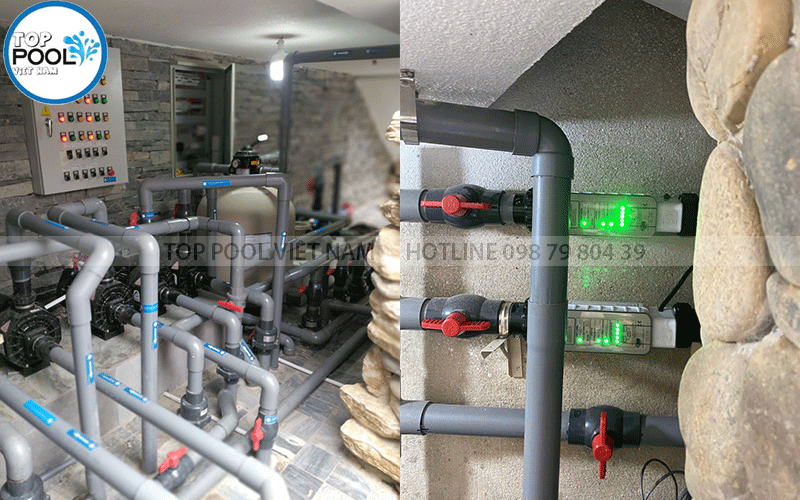 tủ điện điều khiển thiết bị hồ bơi