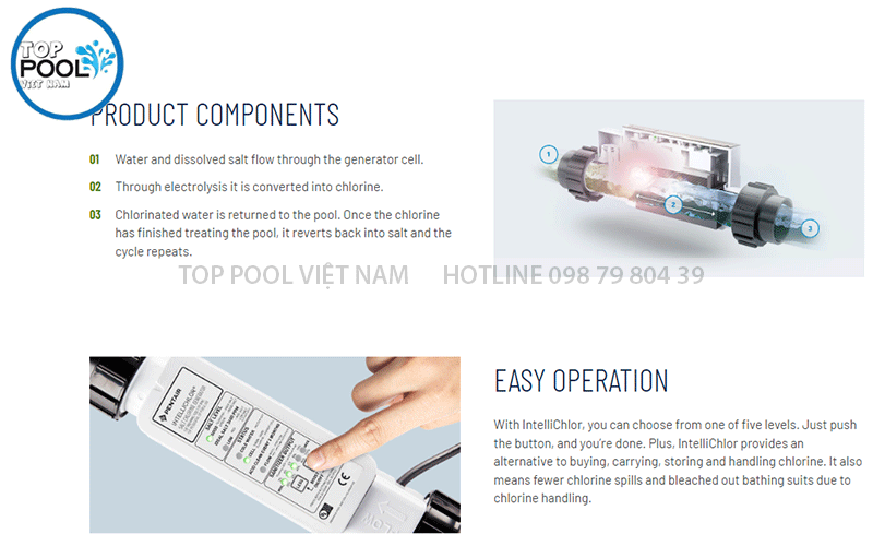 thiết bị hồ bơi Pentair TP HCM