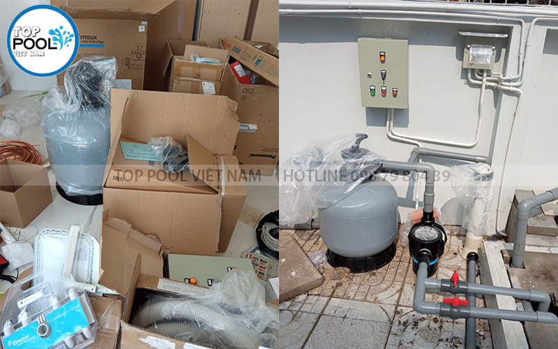 thiết bị hồ bơi trường học