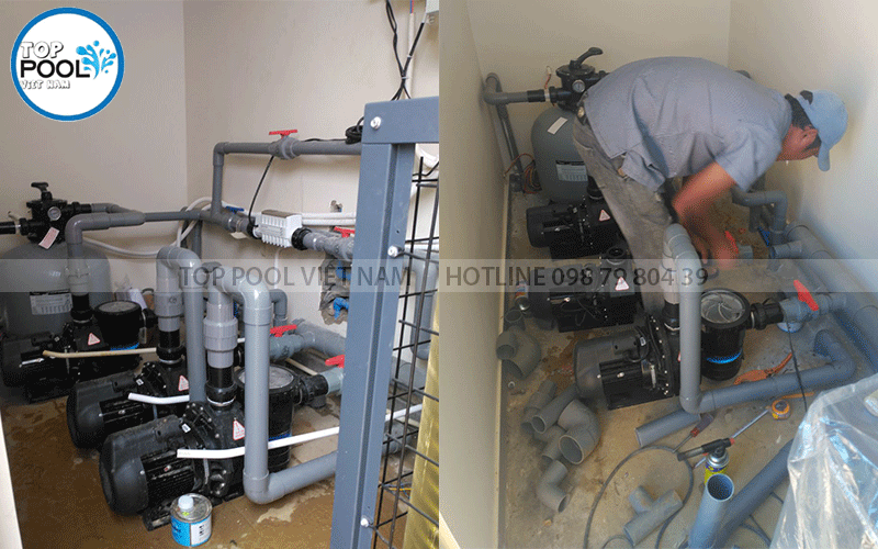 thiết bị hồ jacuzzi gia đình