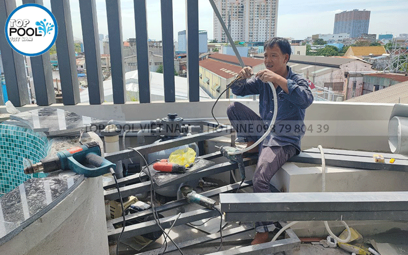 thiết bị lọc bể sục jacuzzi