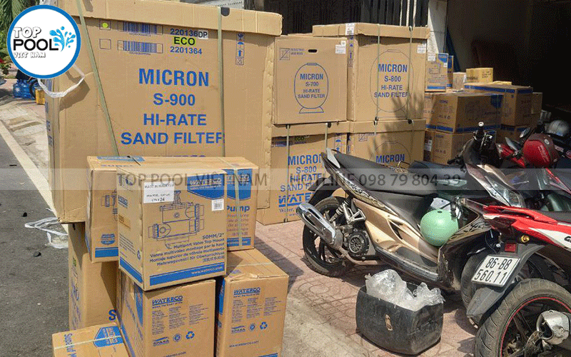 thiết bị lọc hồ bơi waterco