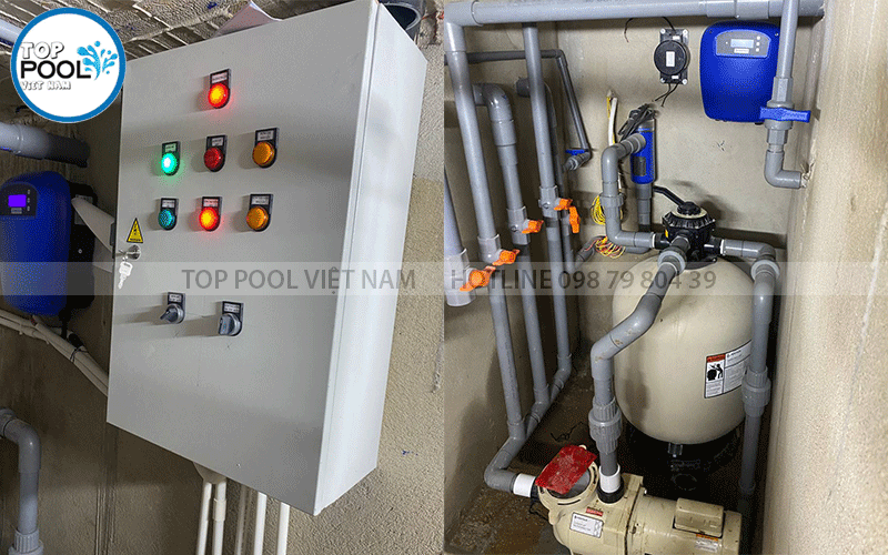 thiết bị lọc hồ bơi